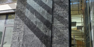 3D панели Сланец Black Waterfall Pencil9