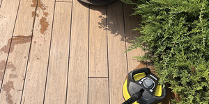 Террасная доска из ДПК Bamberg, Square, African Bubinga