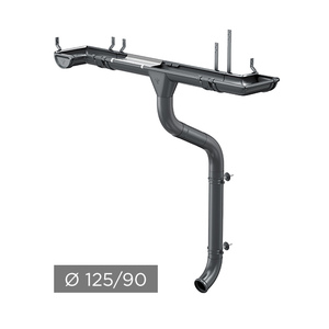 Водосточная система AQUASYSTEM PE Комфорт 125/90 мм RAL 7024