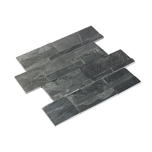 3D панели Сланец Black Slate Modern