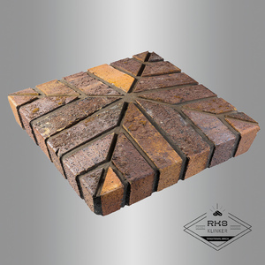 Кирпичные колпаки на столб "Skriabin, Сортировка 30", шов Тёмно-серый