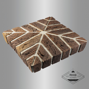 Кирпичные колпаки на столб "Донские Зори, Чёрная Слобода", шов Серый