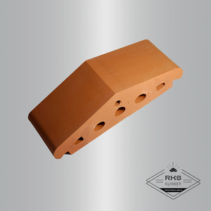 Профильный кирпич для заборов ZG Clinker, К25 310x110x90 мм, Красный