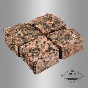 Гранитная брусчатка Южно-Султаевский, Колотая, 100x100 мм