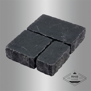 Брусчатка из известняка RKS Slate Belgian Black Классико