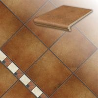 Напольная клинкерная ступень - флорентинер Roccia, 841 rosso