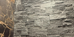 3D панели Кварцит RKS Slate Black Quartz Modern (фотоотзыв, интерьер, санузел) (4)
