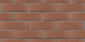 Кирпич облицовочный ЛСР, коричневый, гладкий, 1НФ на сером шве