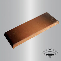 Парапетная плитка ZG Clinker, КР20 190x110x25 мм, Каштановая в Краснодаре