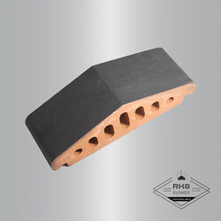 Профильный кирпич для заборов ZG Clinker, К25 310x110x90 мм, Графит в Краснодаре