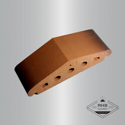 Профильный кирпич для заборов ZG Clinker, К25 310x110x90мм, Каштановый в Краснодаре