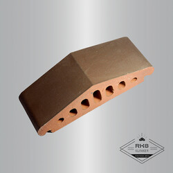 Профильный кирпич для заборов ZG Clinker, К25 310x110x90мм, Коричневый в Краснодаре