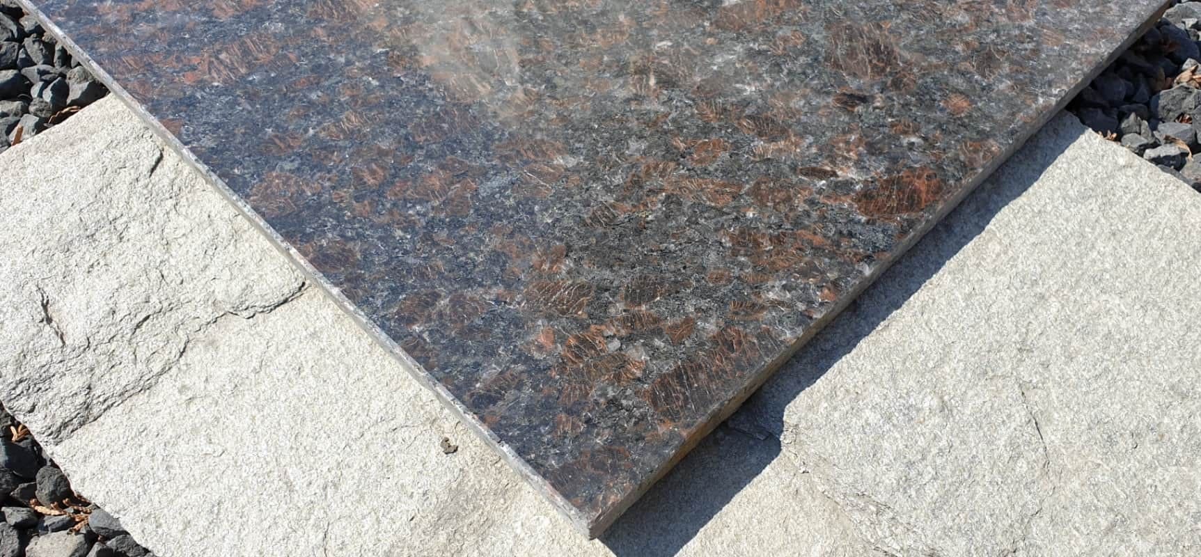 Гранитная плитка Тan Brown, Thermo/Polished 22