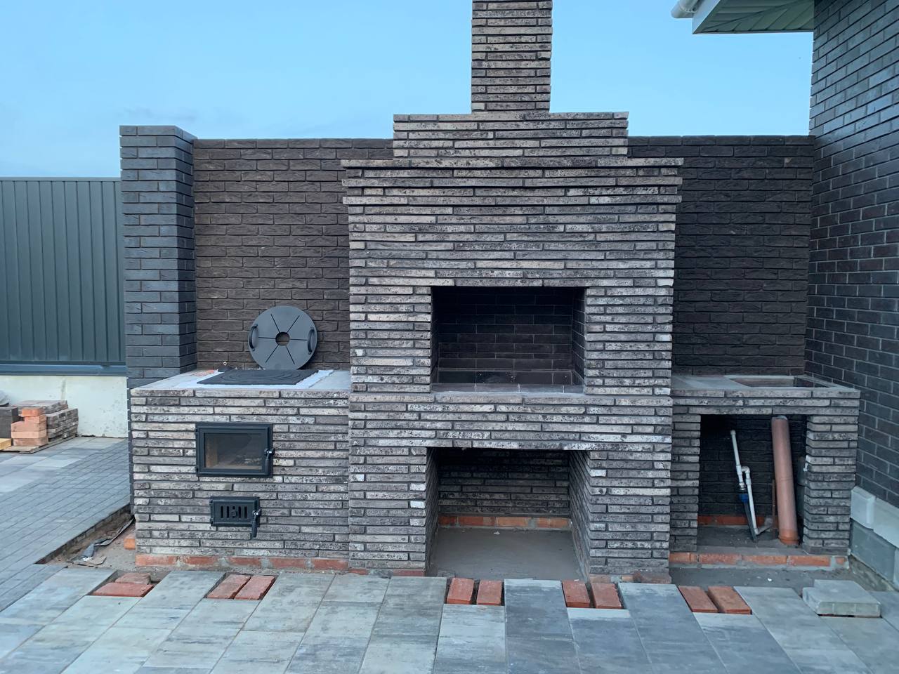 Кирпич огнеупорный Montenegro SHA 8 Black Argentum 250x124x65 мм 13