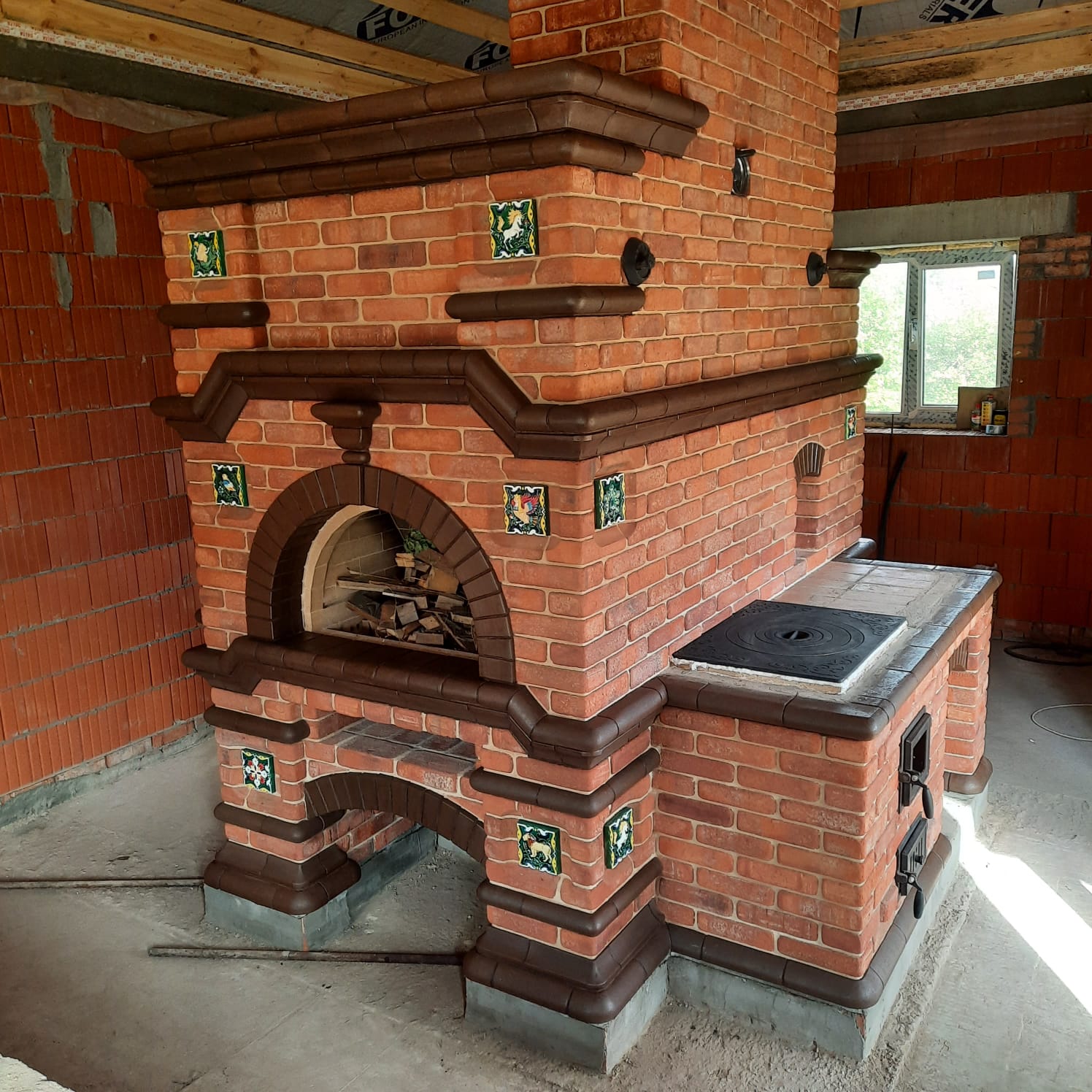 Облицовочный керамический кирпич 0,5 NF "Temple Brick" Маркс 37