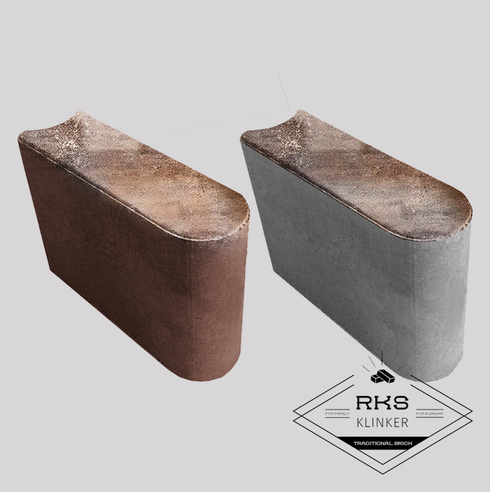 Бордюр Шарнирный SteinRus, БРШ 25.20.8R, Color Mix Берилл п/о в Краснодаре