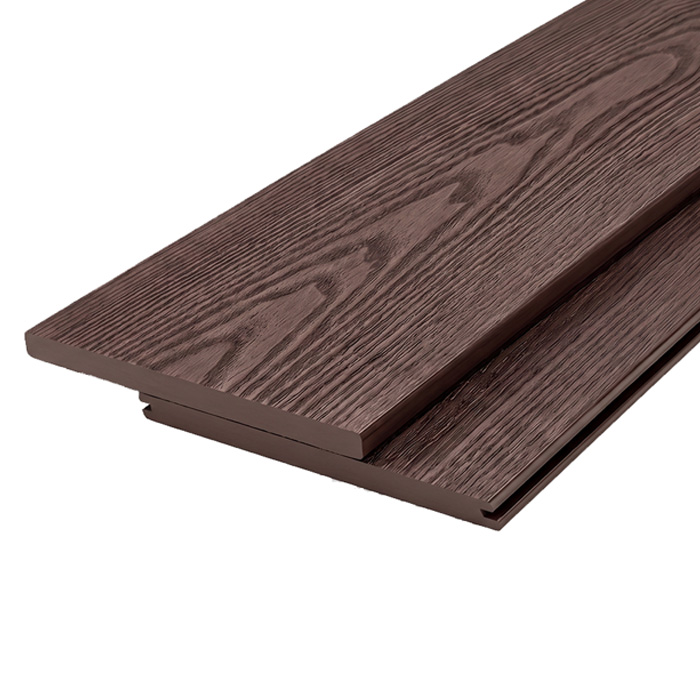 Заборная доска из ДПК Bamberg, Brazilian Walnut, 3D тиснение в Краснодаре