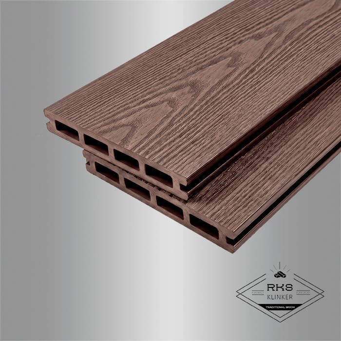 Террасная доска ДПК Бамберг пустотелая, 3D Натур, Орех (Walnut) в Краснодаре
