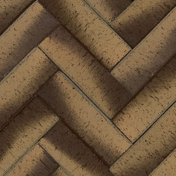 Клинкер тротуарный ЛСР коричневый "Монако" Золото Лонг в Краснодаре