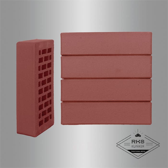 Кирпич облицовочный ЛСР, Винный, Гладкий, 1НФ в Краснодаре