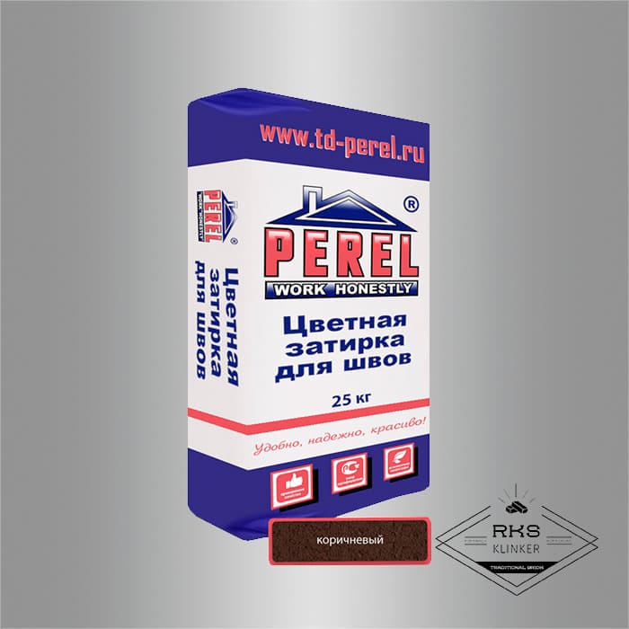 Зимняя затирочная смесь Perel RL 50/коричневая в Краснодаре