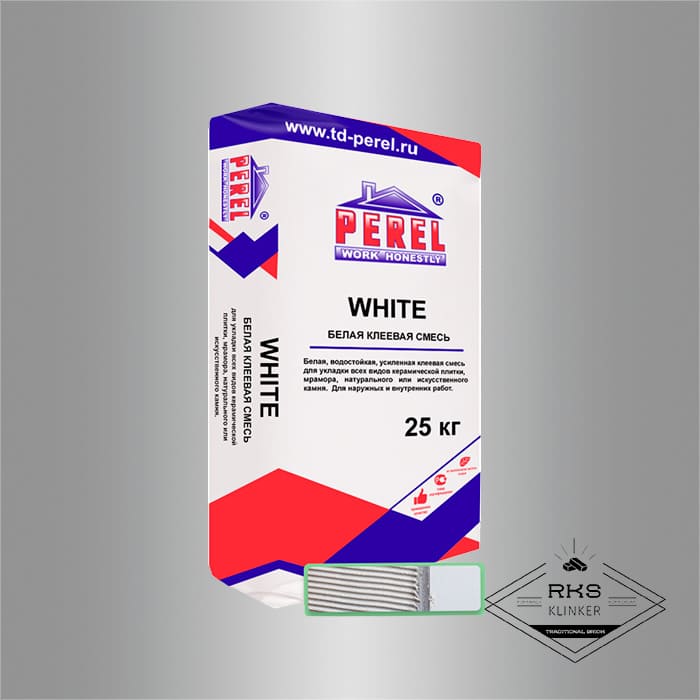 WHITE Perel клей для мрамора и камня в Краснодаре