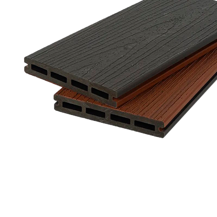 Террасная доска из ДПК Dual POLIVAN GROUP,Profi Co-Extrusion,Grey dark в Краснодаре