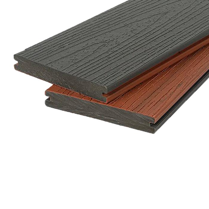 Террасная доска из ДПК Dual POLIVAN GROUP,Solid Co-Extrusion,Grey dark в Краснодаре