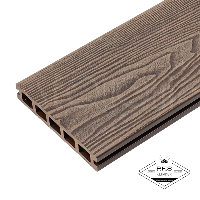 Террасная доска из ДПК SEQUOIA®, DUAL 3D WOOD, Brown, 146x24x4000 мм в Краснодаре