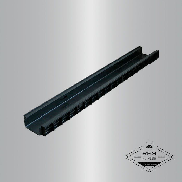 Лоток водоотводный PolyMax Basic пластиковый DN 100, H55 в Краснодаре