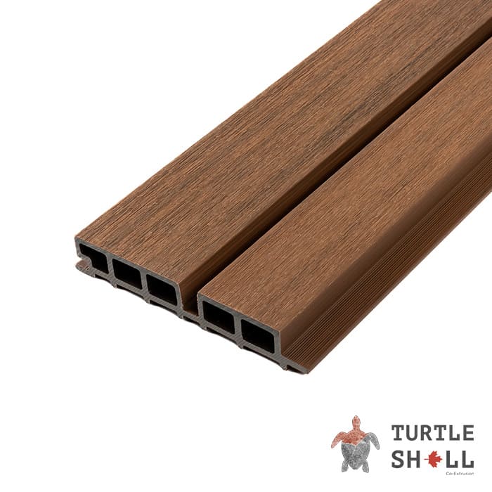 Реечная панель Double Lines, Australian Palisander, Co-Extrusion в Краснодаре