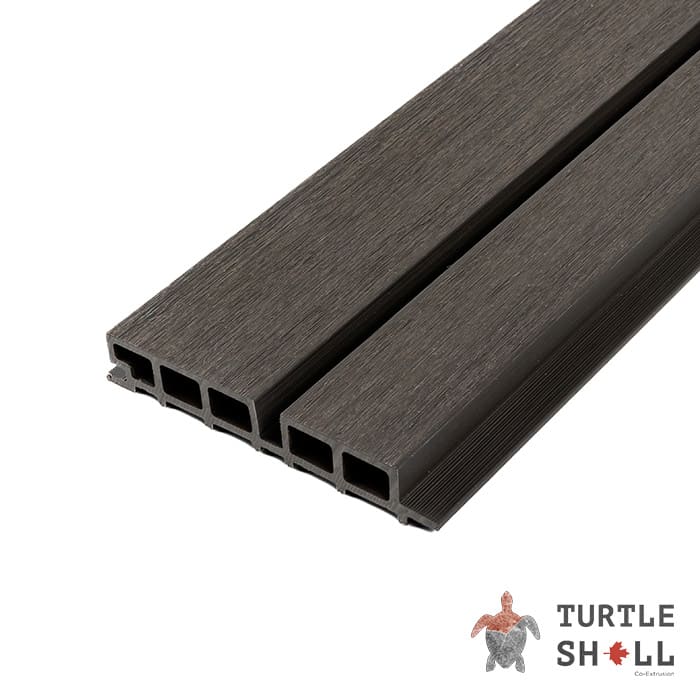 Реечная панель Double Lines, Faroese Smokewood, Co-Extrusion в Краснодаре