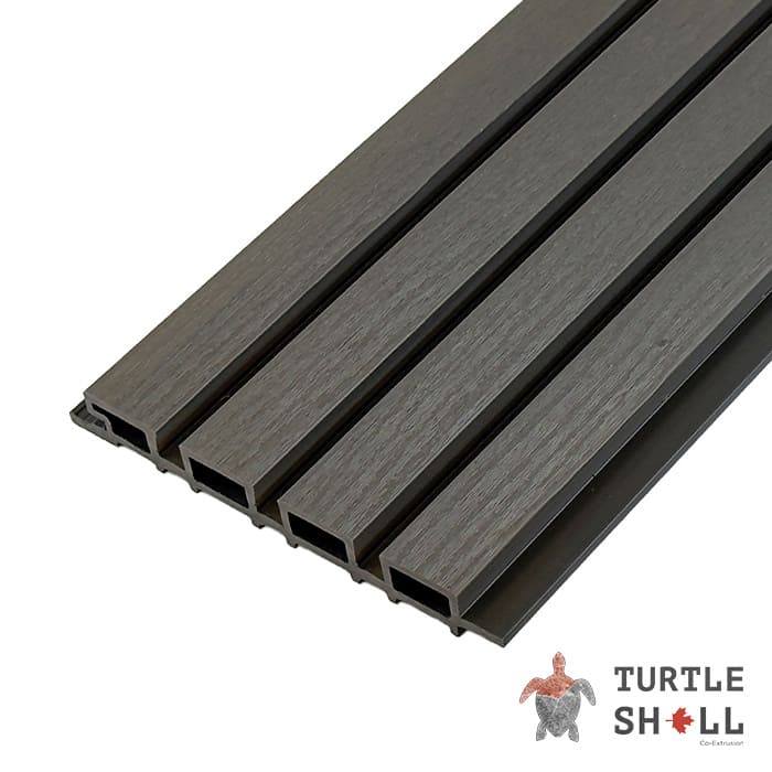 Реечная панель Middle Lines Dual, Scottish Slatewood, Co-Extrusion в Краснодаре