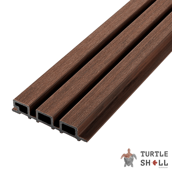 Реечная панель ДПК Middle Lines, Australian Palisander, Коэкструзия (FS 15) в Краснодаре