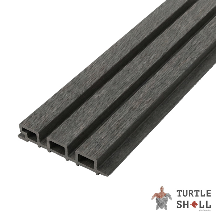 Реечная панель ДПК Middle Lines, Faroese Smokewood, Коэкструзия (FS 15) в Краснодаре