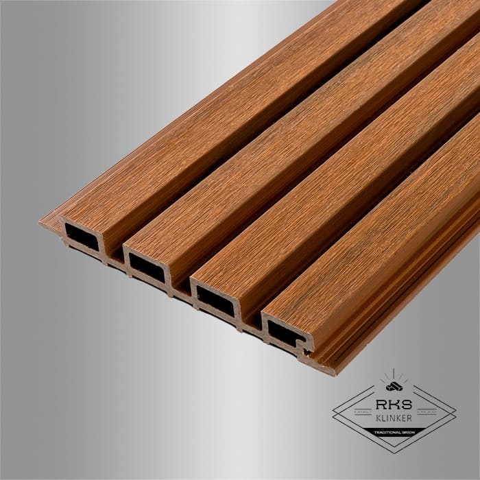 Реечная панель Middle Lines, Thai Teak, Co-Extrusion в Краснодаре