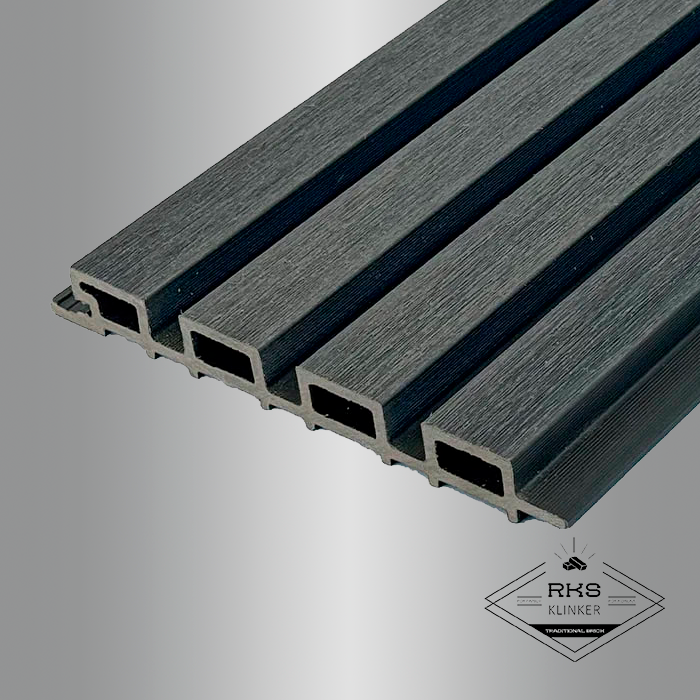 Реечная панель Middle Lines, Faroese Smokewood, Co-Extrusion в Краснодаре