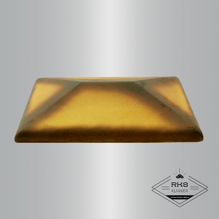 Клинкерный колпак на столб ZG Clinker, СР 300х425 мм, жёлтый тушевой в Краснодаре