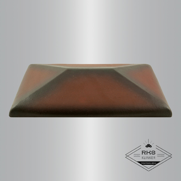 Клинкерный колпак на столб ZG Clinker, СР 300х425 мм, ольха в Краснодаре