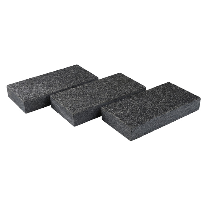 Гранитная брусчатка RKS SLATE Gabbro (Габбро) Пиленая, 200x100 мм в Краснодаре