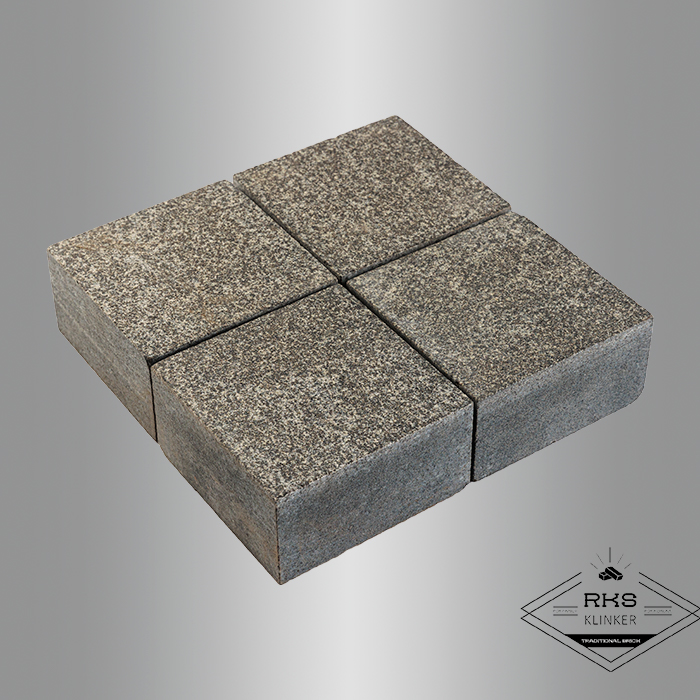 Гранитная брусчатка Габбро, Пилено-колотая, 100x100x30 мм в Краснодаре