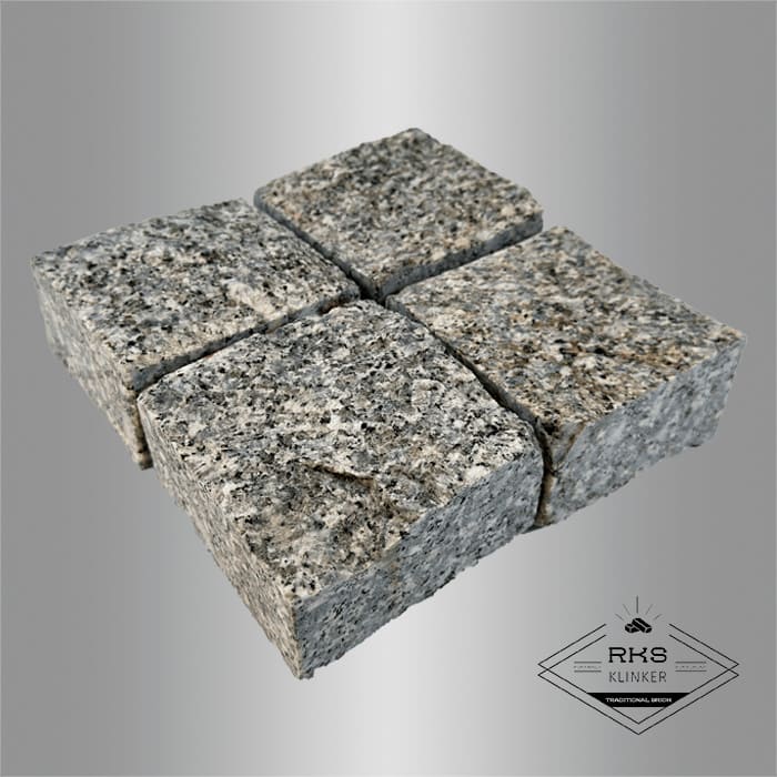 Гранитная брусчатка Grey Pearl, Карандаш, 100x100 мм в Краснодаре