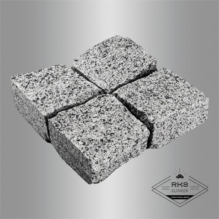 Гранитная брусчатка Камбулатовский, Колотая, 100х100 мм в Краснодаре