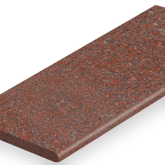 Ступень гранитная Imperial Red в Краснодаре