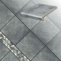 Напольная клинкерная ступень - флорентинер Roccia, 840 grigio в Краснодаре
