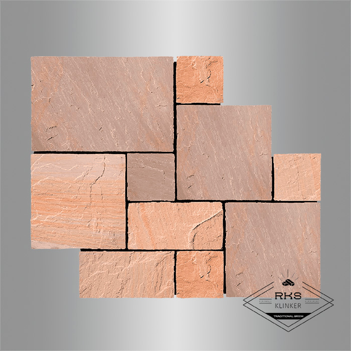 Мозаика из камня песчаник RKS SLATE Belgian Multi в Краснодаре