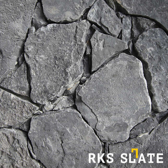 Фасадный облицовочный камень Midnight Black Loose в Краснодаре