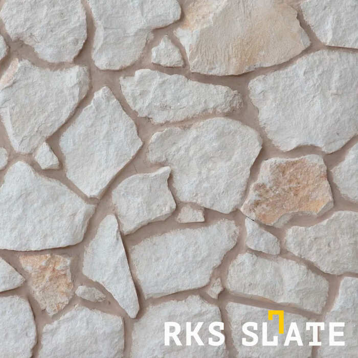 Фасадный облицовочный камень White Limestone Loose в Краснодаре