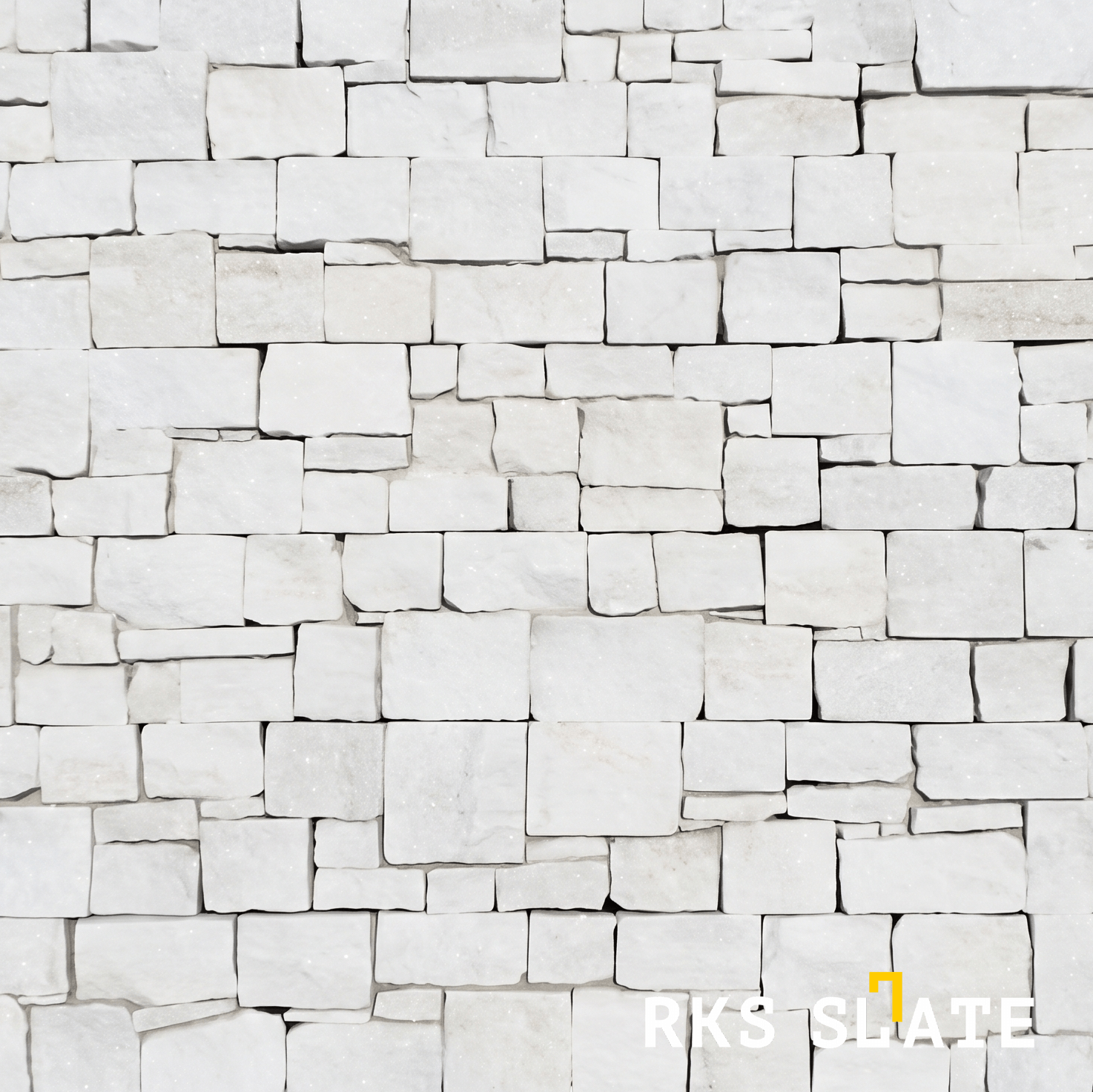 Фасадный облицовочный камень White Quartz Castle в Краснодаре