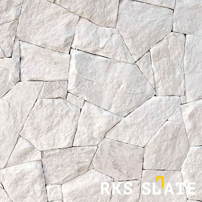 Фасадный облицовочный камень White Quartz Loose в Краснодаре